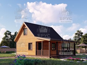 Проект дома из бруса ББ-5