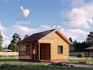 Проект дома из бруса ББ-7