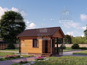 Проект дома из бруса ББ-10