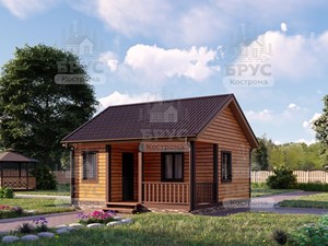 Проект дома из бруса ББ-12